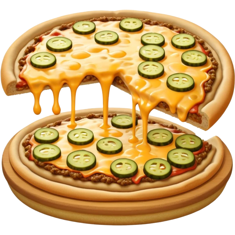 big mac pizza emoji