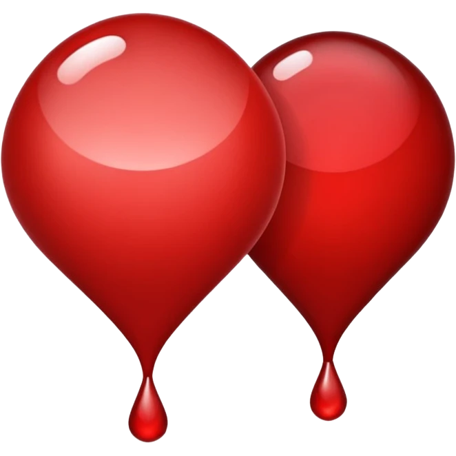 red drop emoji