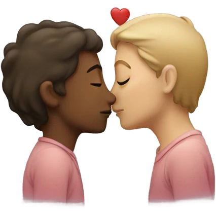 kiss-kiss emoji