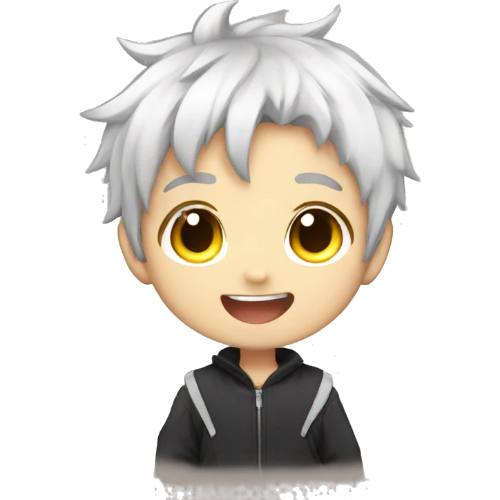 Anime chibi boy Happy emoji