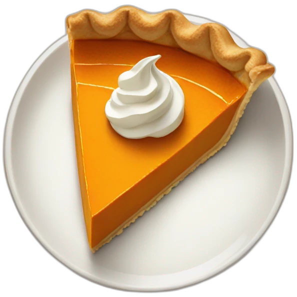 Pumpkin pie  emoji
