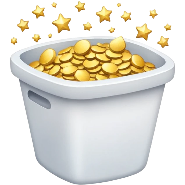 glitter white market emoji