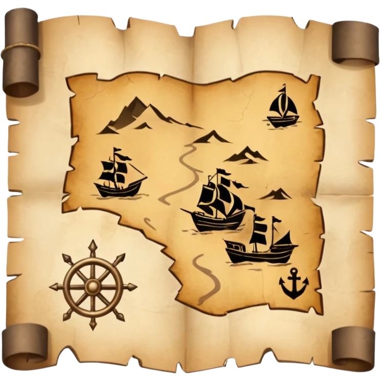 treasure map emoji