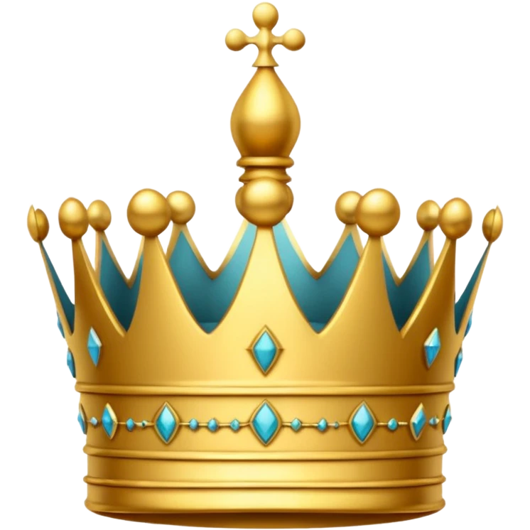 Crown text art  emoji