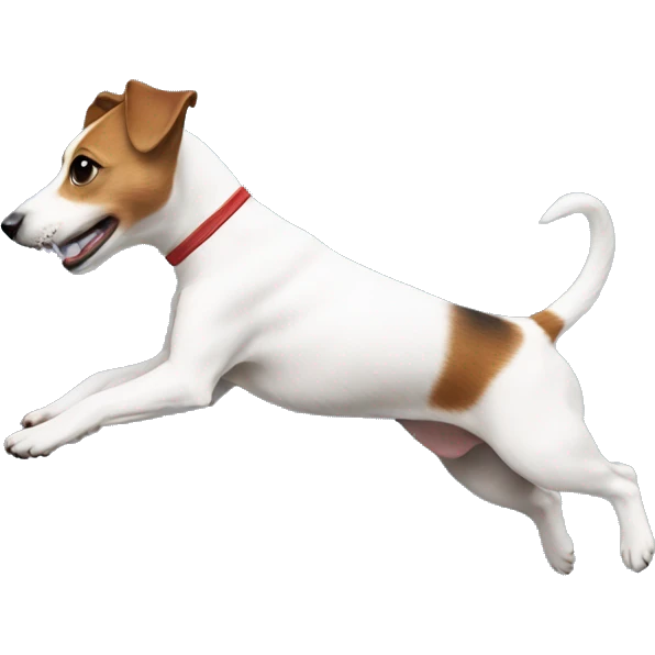 Jackrussell body side jumping up emoji
