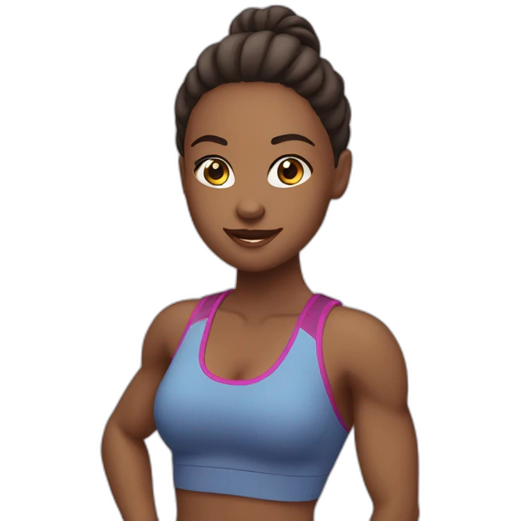  Girl Fitness trainer emoji