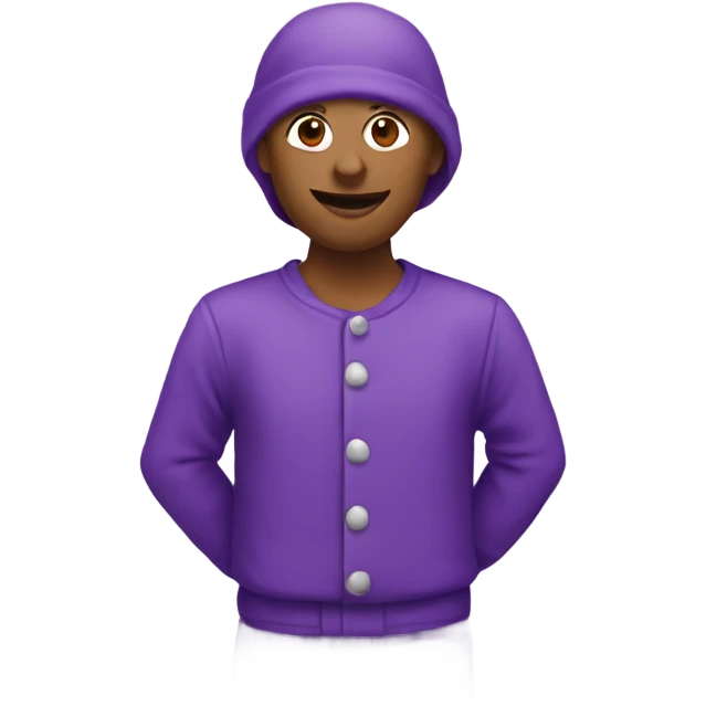cards purple colors with text emoji