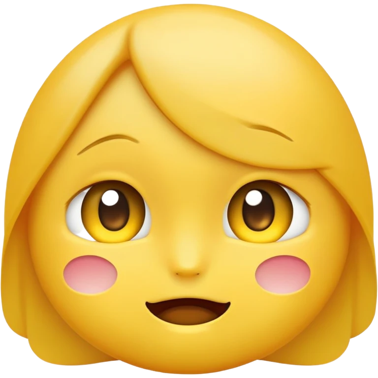 Emoji face shy emoji