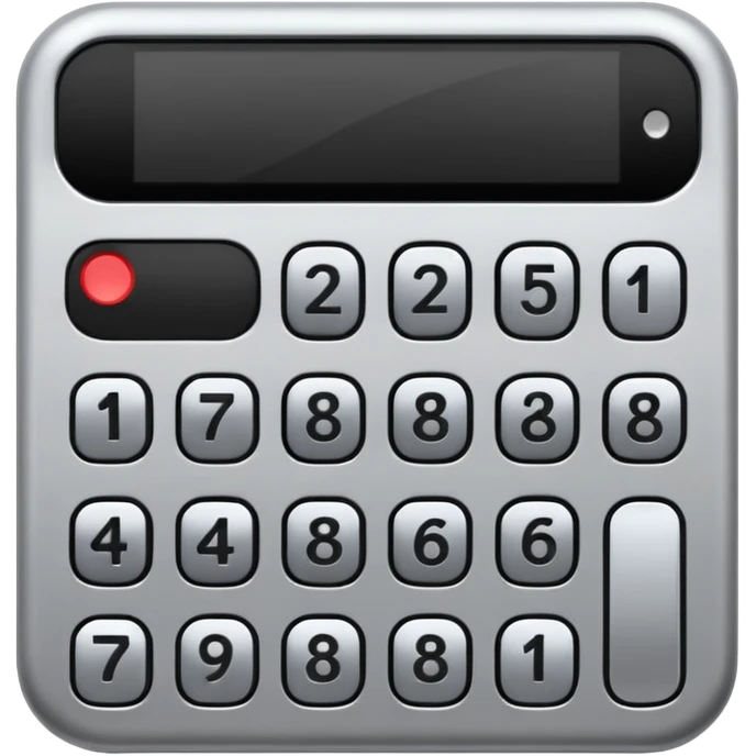 pin pad with a small black screen on top emoji