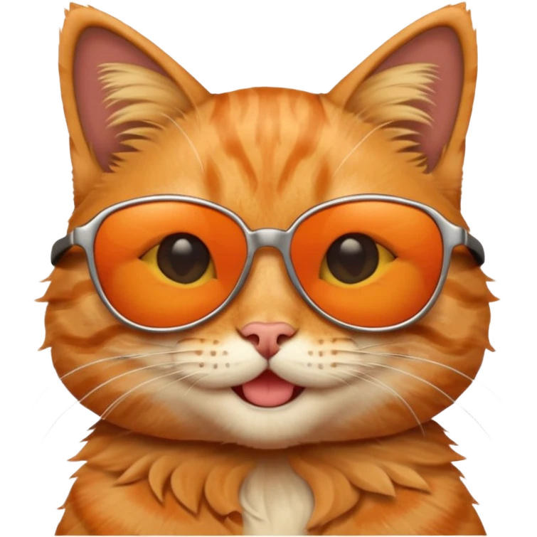 Cat wearing sunglasses emoji
