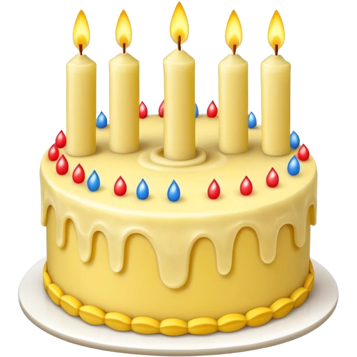 banana birthday cake emoji