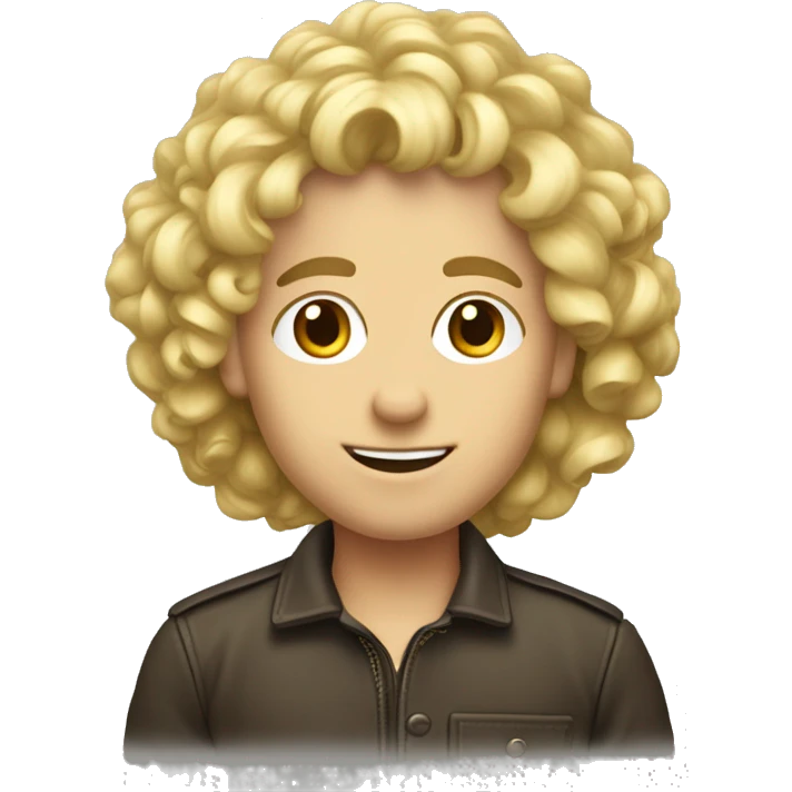 Gauthier au cheveux bouclés blond  emoji