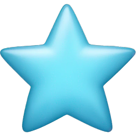 Light blue star emoji