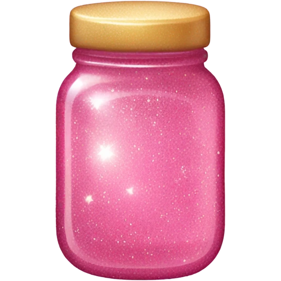Pink honey with glitter  emoji