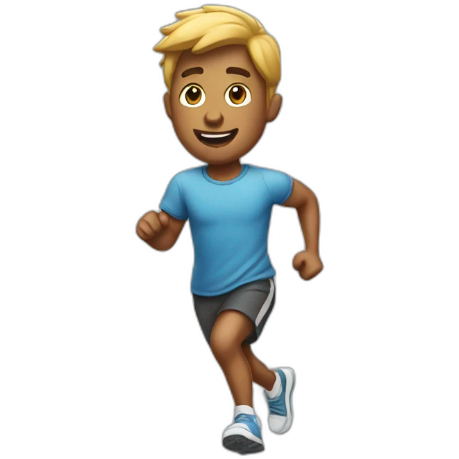 running cool dude emoji
