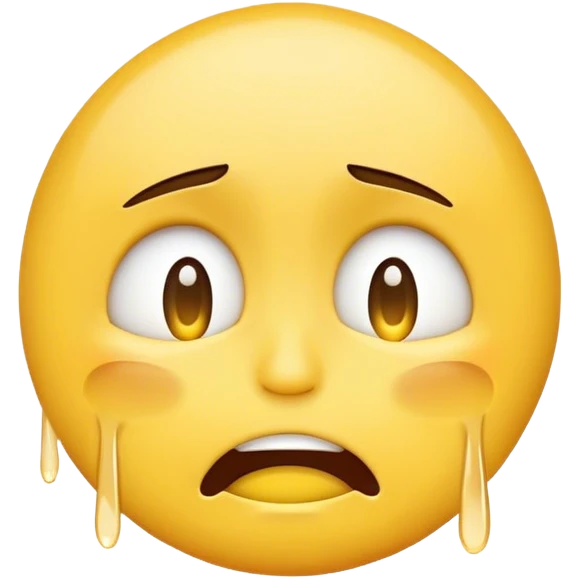 Emoji cry with smile emoji