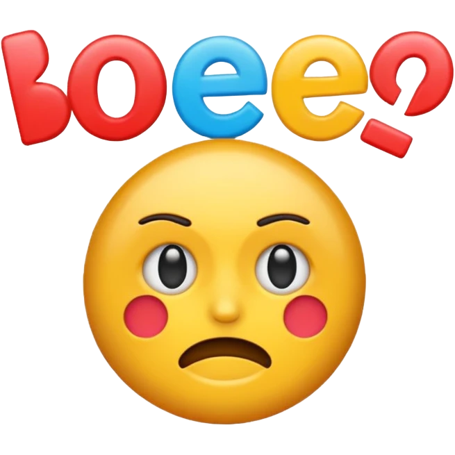 A emoji that simply says the text Blame Deo emoji