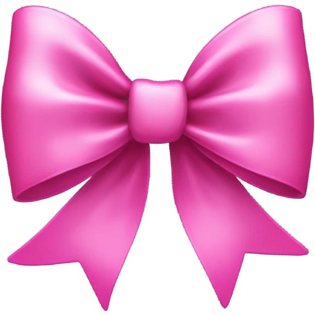 A pink bow  emoji