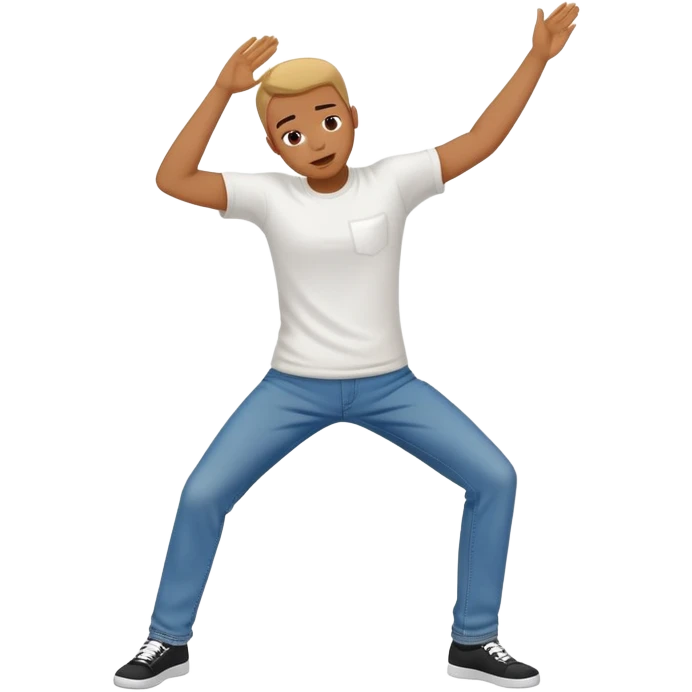 Alguien haciendo el dab  emoji