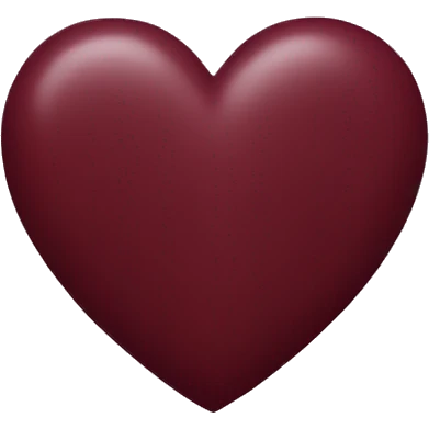 maroon heart emoji