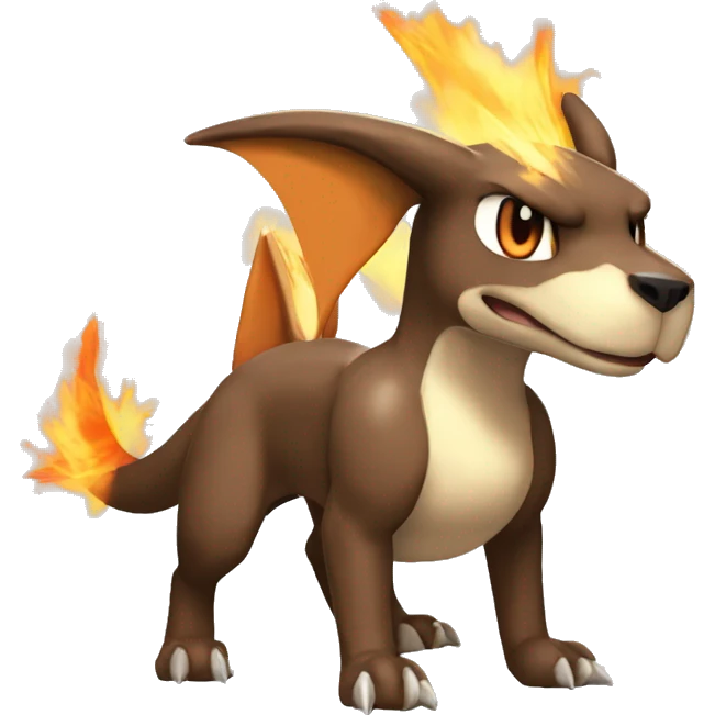  Cool Edgy Houndour-Charizard-Cubone-Fakémon  emoji