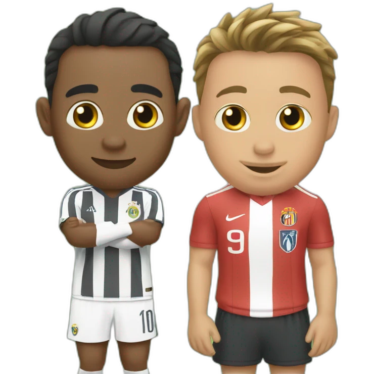 Cochon et Ronaldo emoji