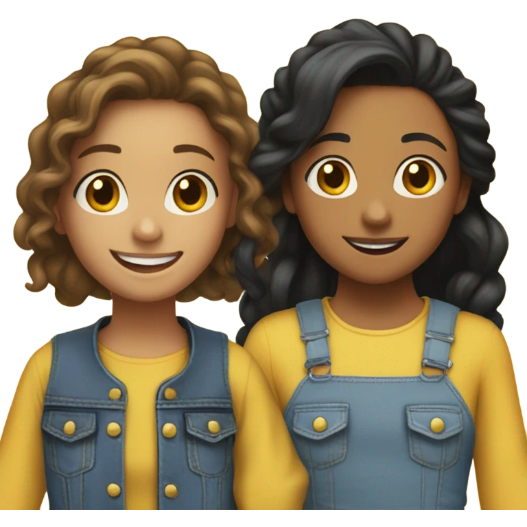 two girls  emoji