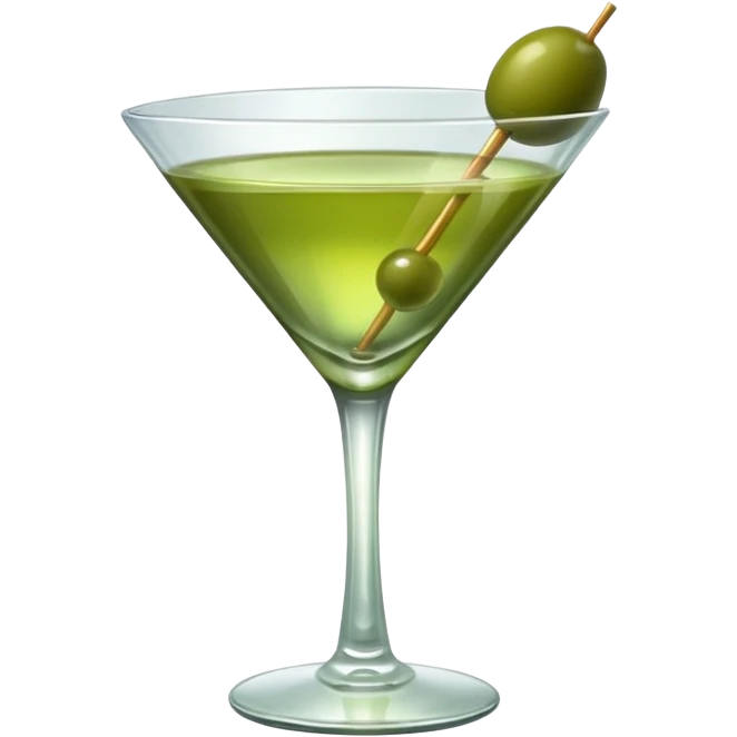cute martini emoji