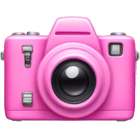 pink camera emoji