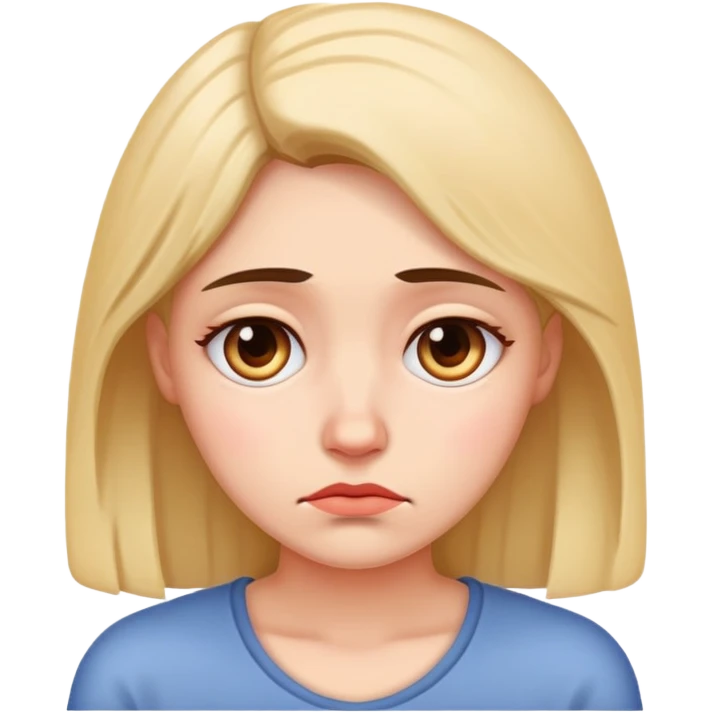 sad woman emoji