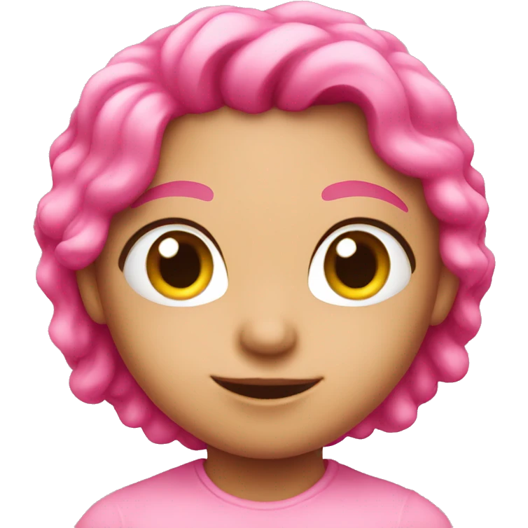 cute pink  emoji