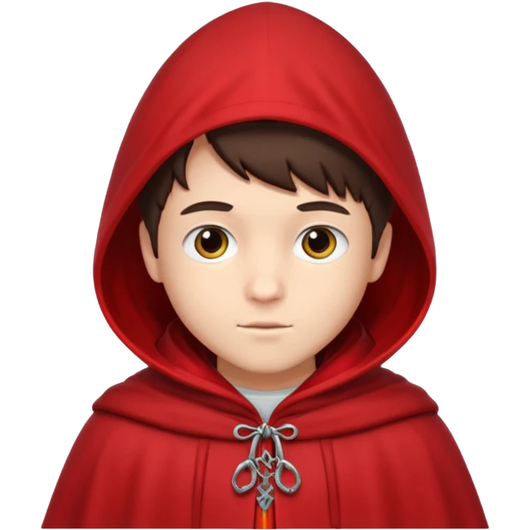 brunete boy little red riding hood emoji