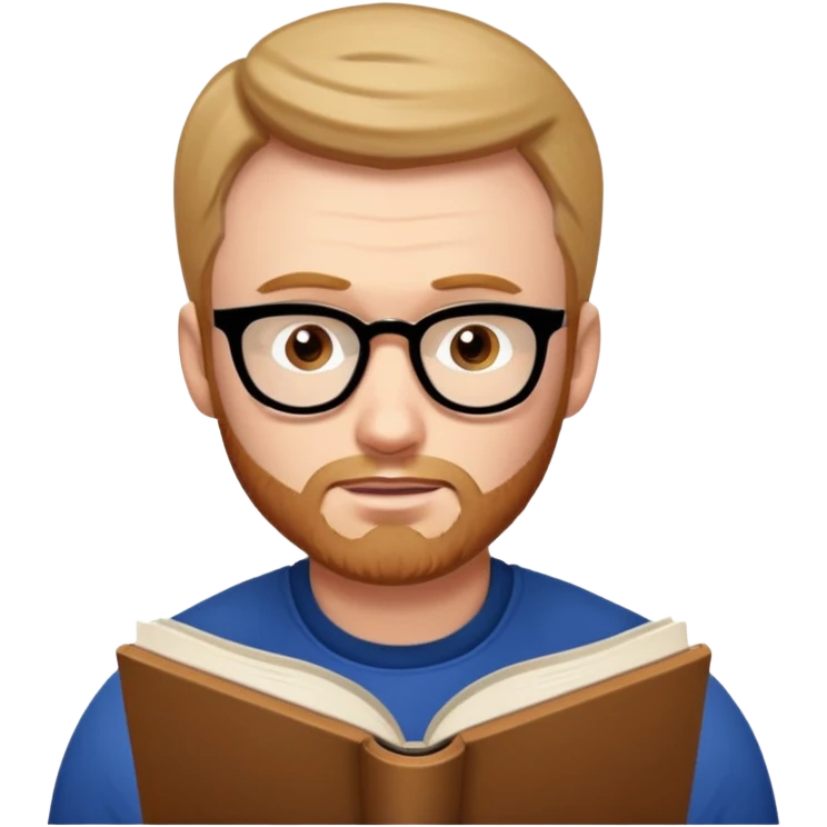 christ evan read book emoji
