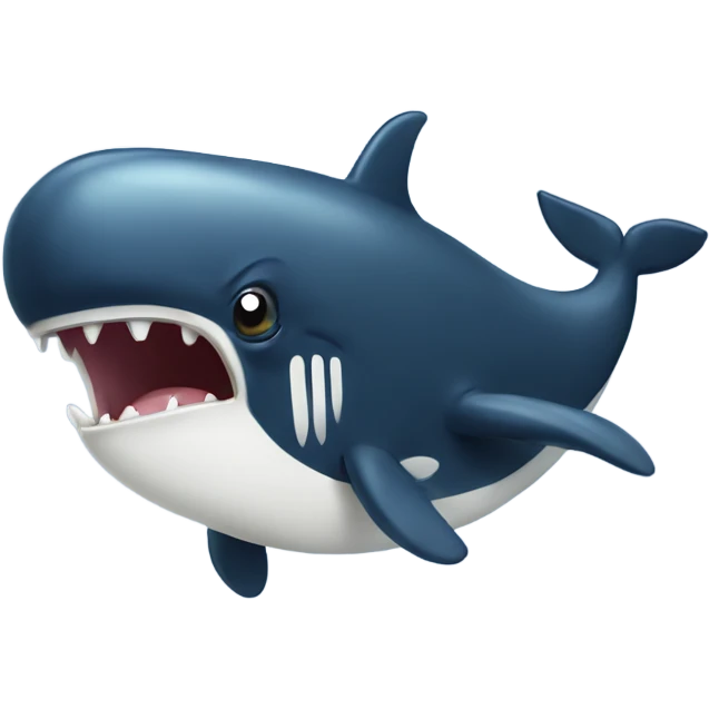 Angry whale emoji