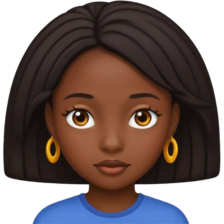 black girl emoji