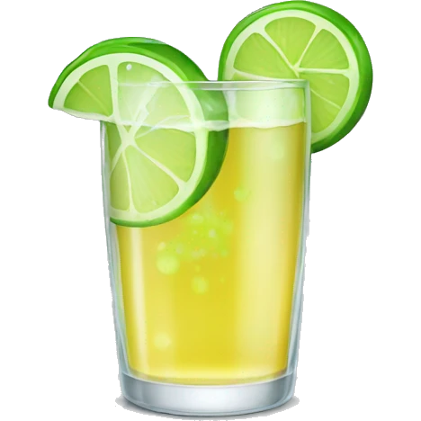 a fresh glass with sprite emoji