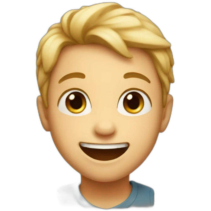 Happy kid emoji