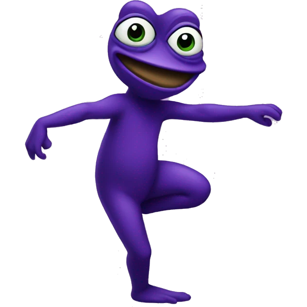 purple pepe dancing emoji