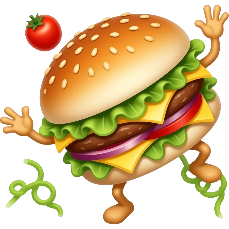Food dancing emoji