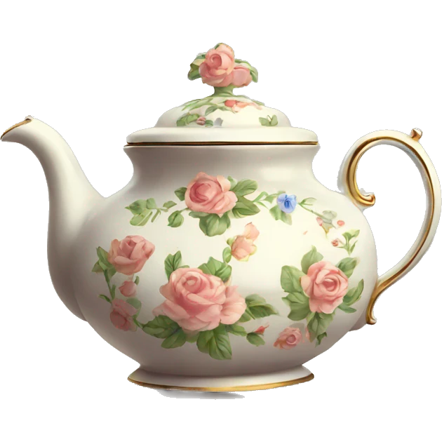 vintage fancy tea pot emoji