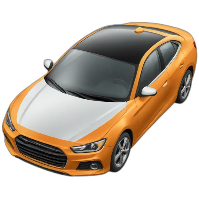a sporty car emoji