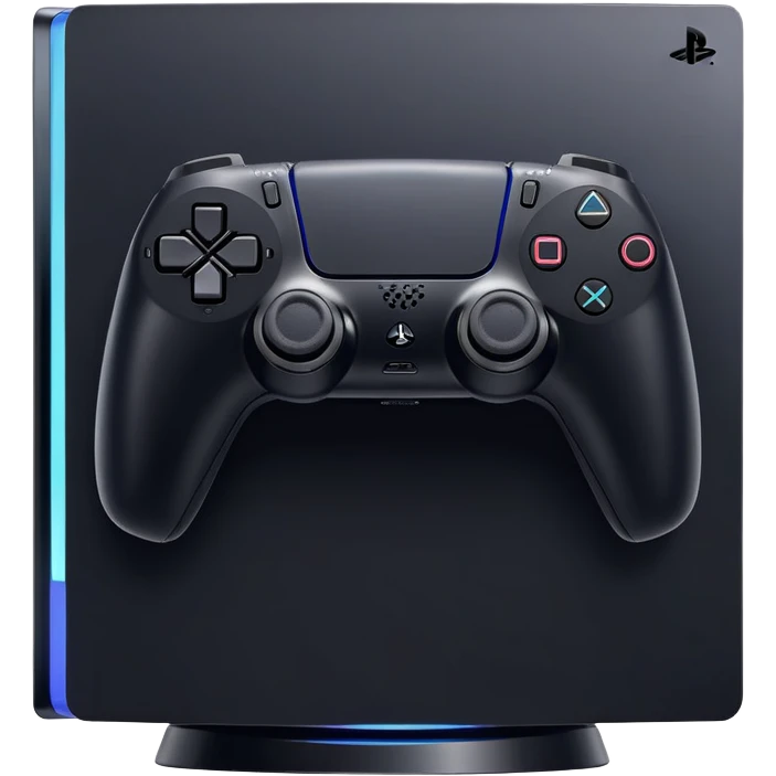 PlayStation 5 console emoji