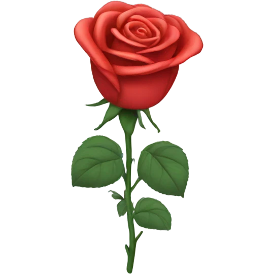 rose in apt emoji