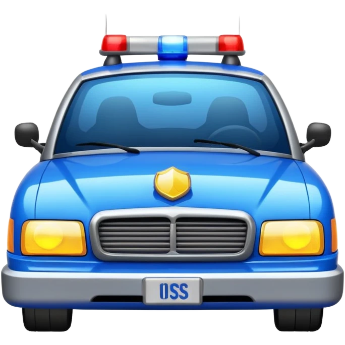 police car emoji
