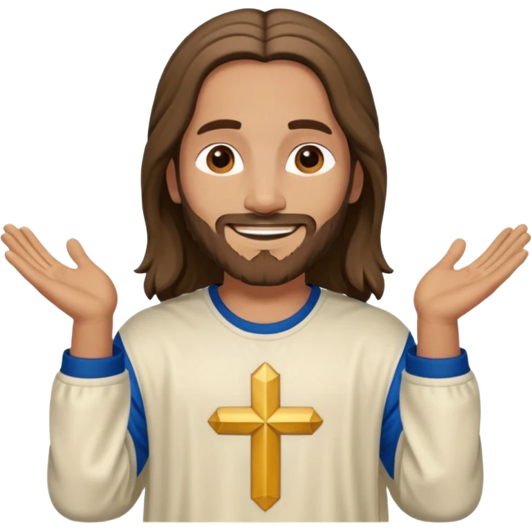 jesus in adidas clothes emoji