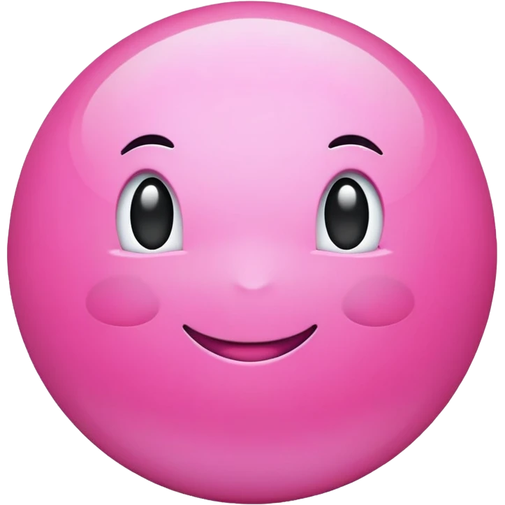Pink emoji
