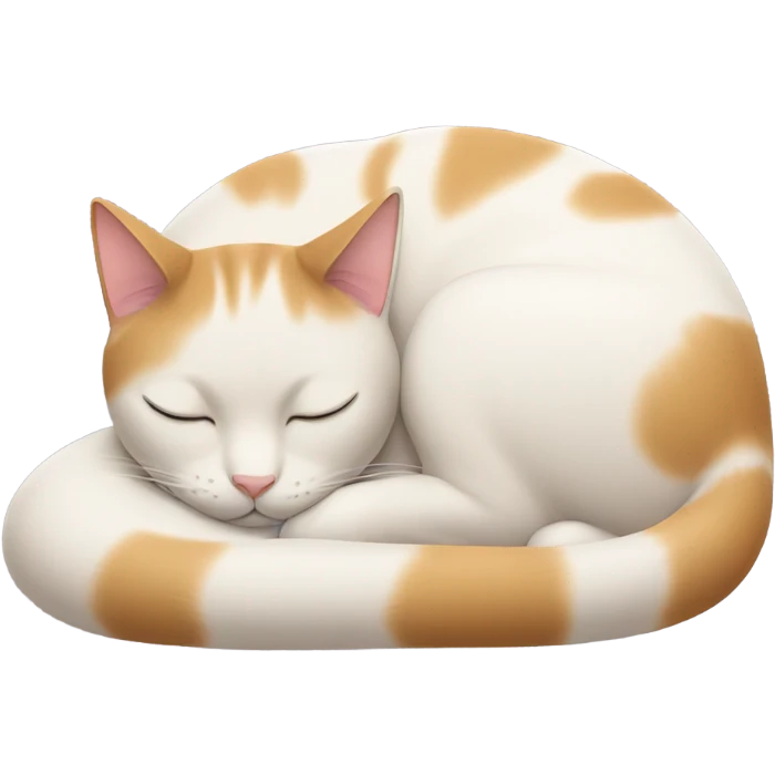 cat sleeping emoji
