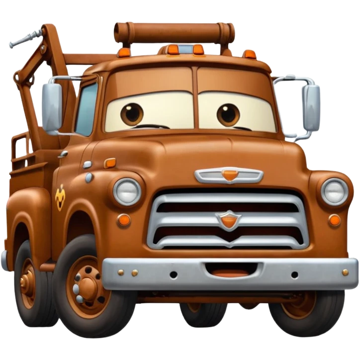 mater tow truck emoji