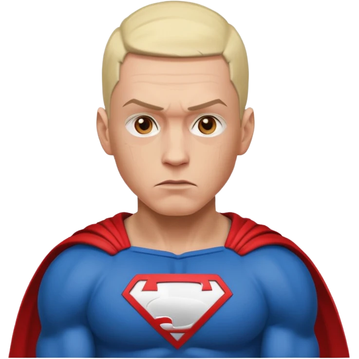 Eminem as a superhero emoji