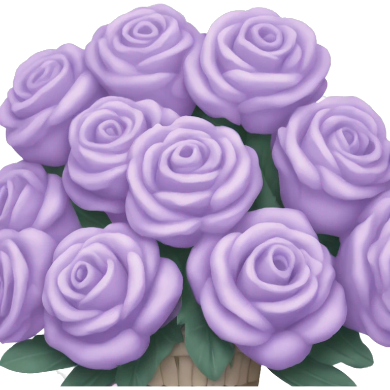 Pastel purple bouqet emoji